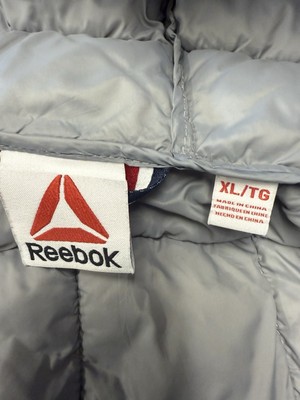 Reebok XL Puffer Jacket. Gray .almost Perfect Condition. 