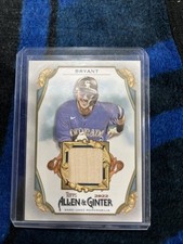 Kris Bryant 2022 Topps Allen & Ginter Baseball Game Used Bat Relic #AGRB-KBR
