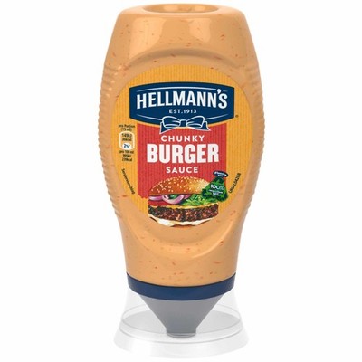 Hellmann's Chunky Burger Sauce 250ml Flasche
