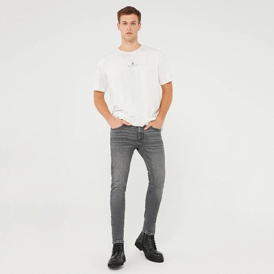 Mavi Mens Jeans, Denim Trousers Slim Fit, JAMES, Dark Grey Black Pro, W31 L32
