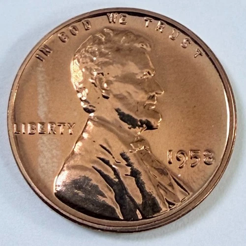 1958 Lincoln Wheat Cent- Choice Gem Proof Luster #7199