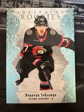2025-26 Upper Deck Artifacts - Rookies Donovan Sebrango #179 Sky Blue (RC)