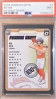 BO NIX PASSING GRADE ROOKIE CARD INSERT - 2024 DONRUSS OPTIC FOOTBALL - PSA 9 🔥