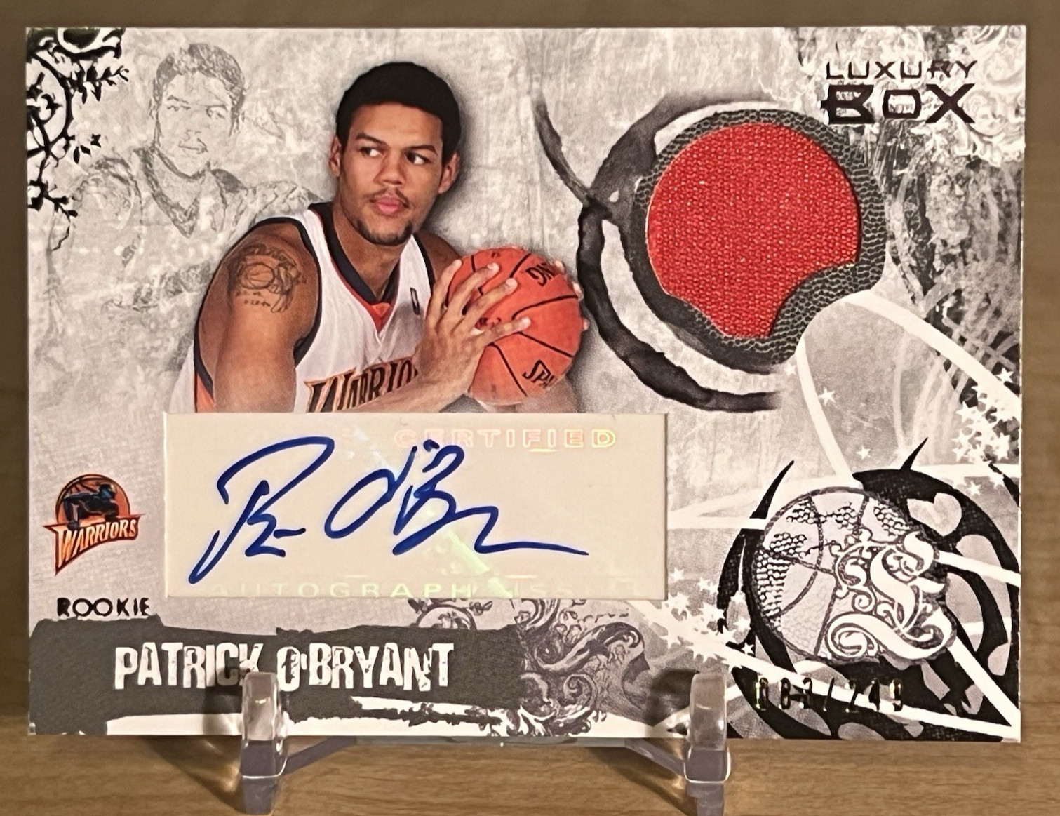 2006-07 Topps Luxury Box Rookie Autograph Relic 083/249 Patrick O'Bryant #RAR-PO