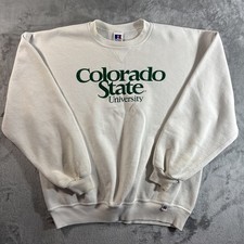 Vintage Russell Athletic Colorado State University Sweatshirt Crewneck Men's XL
