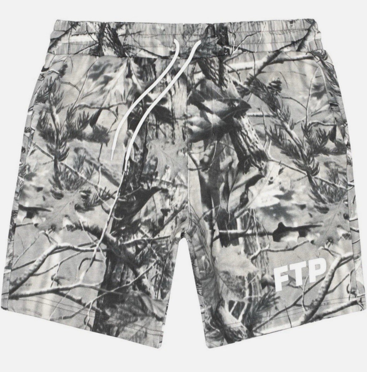 パンツ FTP LOGO SHORTS TREE CAMO L FTP Shorts Real Tree Camo Black And White XL | eBay