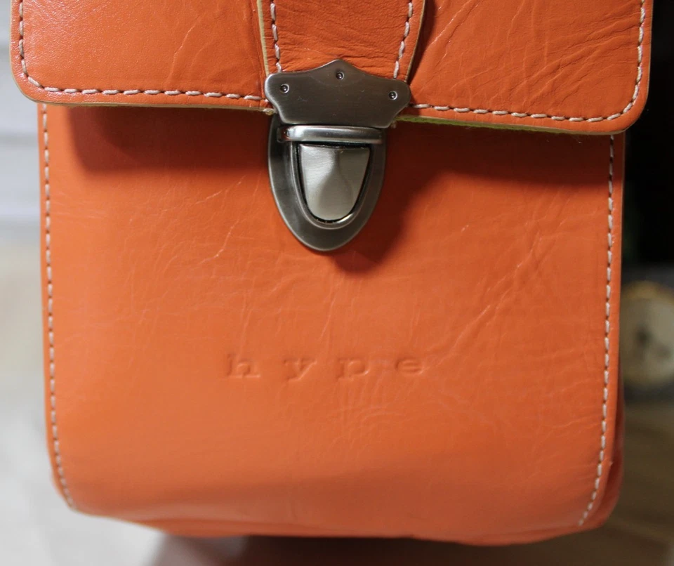 HYPE из натуральной кожи наплечная сумка сумка Дамская сумка оранжевый - Изображение 4 из 4