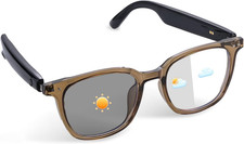 Smart Glasses with Bluetooth, Photochromic Lenses, Open-Ear Speakers Blue Light