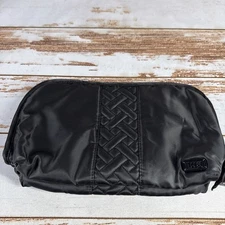 Lug Flash Lay Flat Cosmetic Case Black – Zip Around Travel Organizer Used