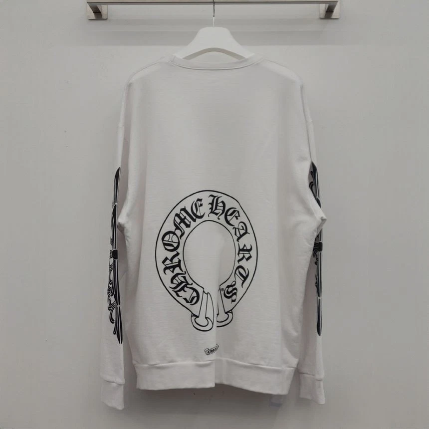 Felpa con zoccolo a ferro di cavallo Chrome Hearts [XL] HRA090623 111025996 mai usata