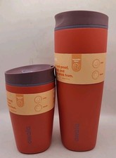 NEW Owala Smooth Sip Slider Coffee Cup w/Handle Terracota Sunset 12oz  24oz
