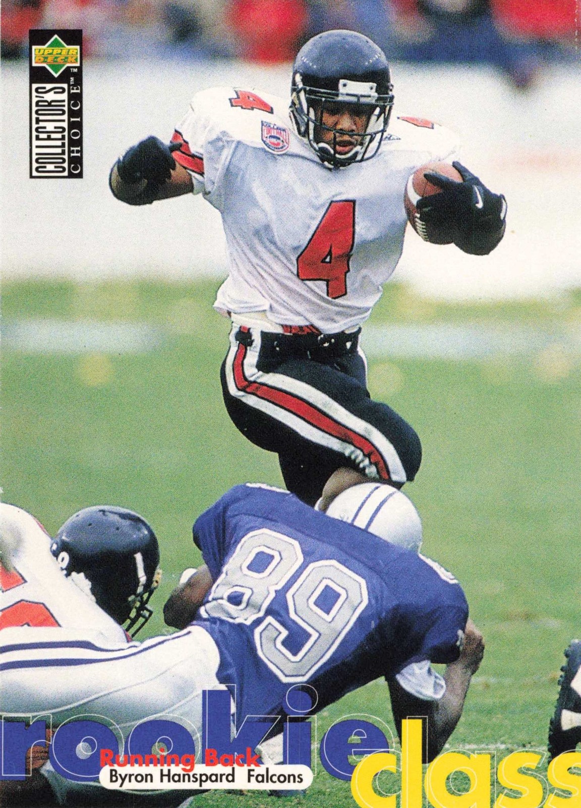 Byron Hanspard 1997 Collector's Choice #32 Atlanta Falcons