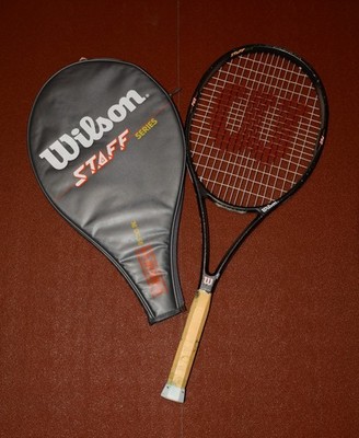 Wilson Staff 150st Vintage Tennisschläger & Cover 4 1/4 - OHNE GRIFF