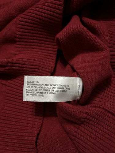 Cat & Jack Boys Red Sweater Size 8 Color Hard To Capture - Picture 3 of 4