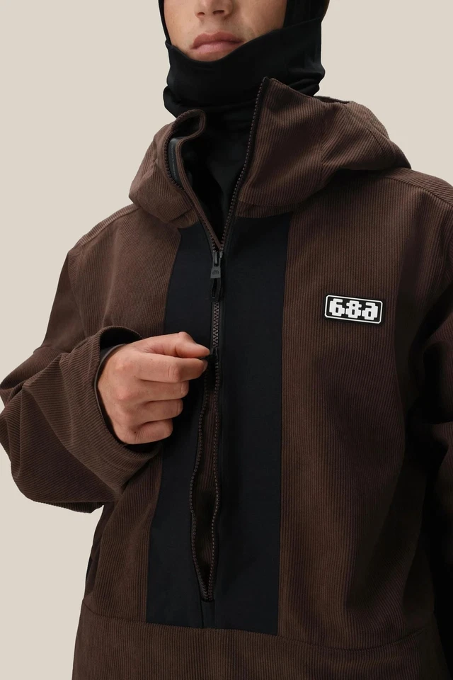 Chaqueta de invierno para hombre 686 Ghost 2,5 L Anorak, pana café, mediana Foto 4 de 4