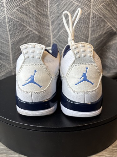 Nike Boys Air Jordan 4 LS 707430-107 White Basketball Shoes Sneakers Size 3Y - Picture 3 of 6