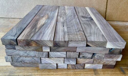 16" Long Full Box of Black Walnut Scrap Boards, Craft Wood - Picture 1 of 12