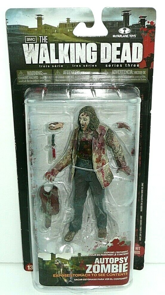 Autopsy Zombie The Walking Dead Action Figure AMC Undead Gory