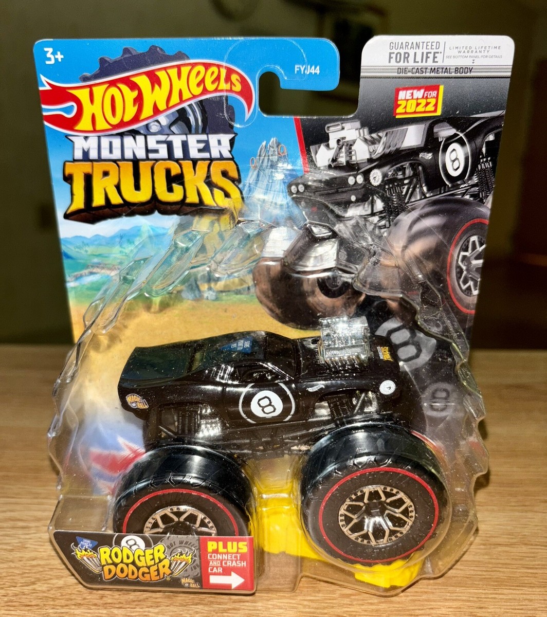 Hot Wheels Rodger Dodger Magic 8 Ball Monster Truck TREASURE HUNT