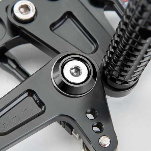 WOLFLINE Adjustable Rearsets Footrest Peg For Kawasaki Ninja 400 250 2018-2022 - Picture 20 of 55