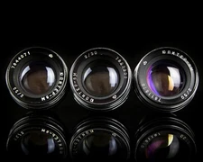 Soviet Lens  JUPITER 8 M  (50mm f/2) Copy Sonnar Mount CONTAX RF - 3 pieces