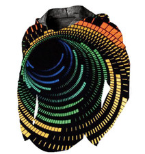 Men Hoodie Pullover Hooded 3D Optical Illusion Colorful Sweatshirt LightWeight