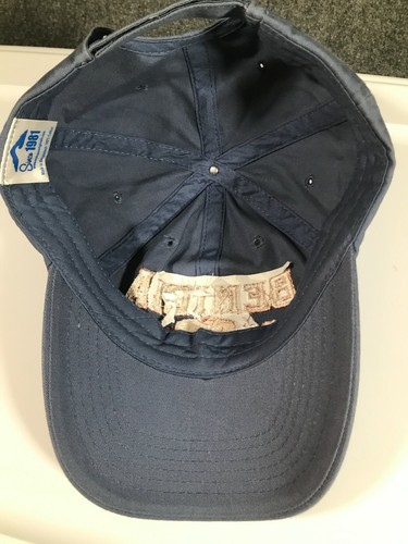 Benica Ball Cap Hat Mens Adjustable Strap Blue Casual Outdoors Sun Protection - Picture 7 of 8