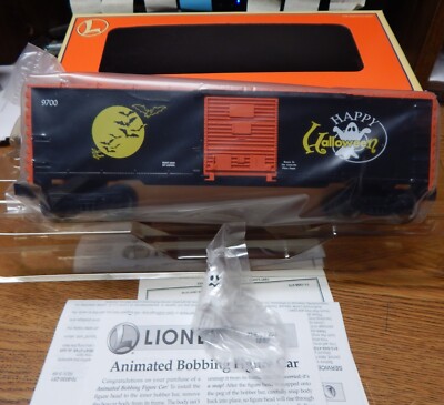 LIONEL 6-26719 OPERATING BOX CAR WITH BOBBING GHOST HEAD NEW IN BOX O SCALE LQQK