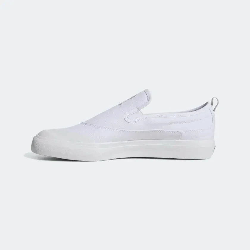 Adidas matchcourt white sales slip on
