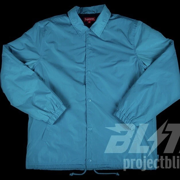 VESTE D'ENTRAÎNEURS ANGLAIS ANCIENNE SUPRÊME FW16 BLEU TAILLE M MEDIUM 2016