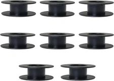 Plastic Spool  8Pcs 55Mm Black Bobbin Empty Spools for Embroidery Thread, Yarn,