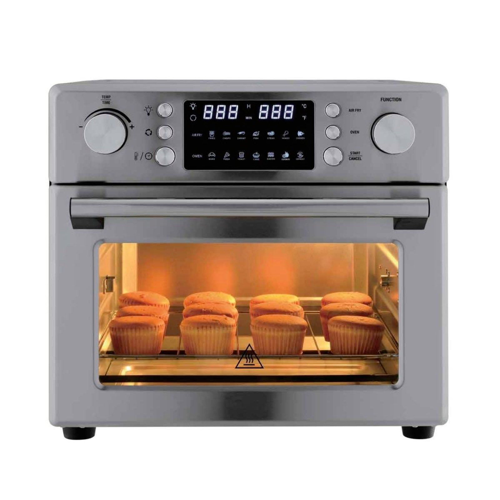 1800W 25L Electric Air Fryer Oven Convection Dehydrator Healthy Cooking