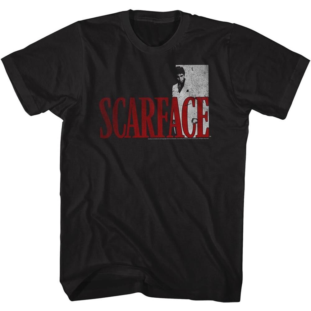 OFFICIAL service Scarface Ranking TOP10 T-SHIRT Mens New Red in Black White Si Heather