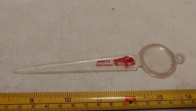 Vintage Martz Trailways Bus Advertising Letter Opener
