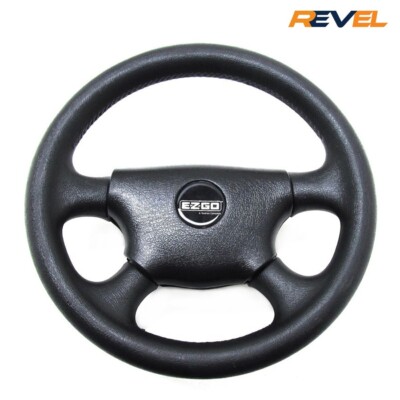 EZGO OEM Premium Golf Cart Steering Wheel for 1989-2023 EZGO Golf Carts