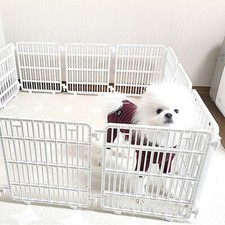 NATURE PET MOMO SAFE FENCE 12/24/36 pcs Puppy Dog Exercise Cage Panels Playpen