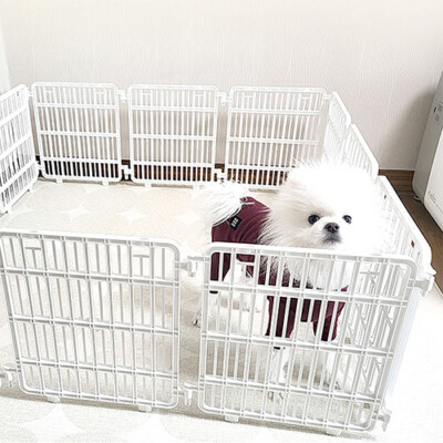 NATURE PET MOMO SAFE FENCE [12/24/36 pcs] Puppy Dog Exercise Cage Panels Playpen