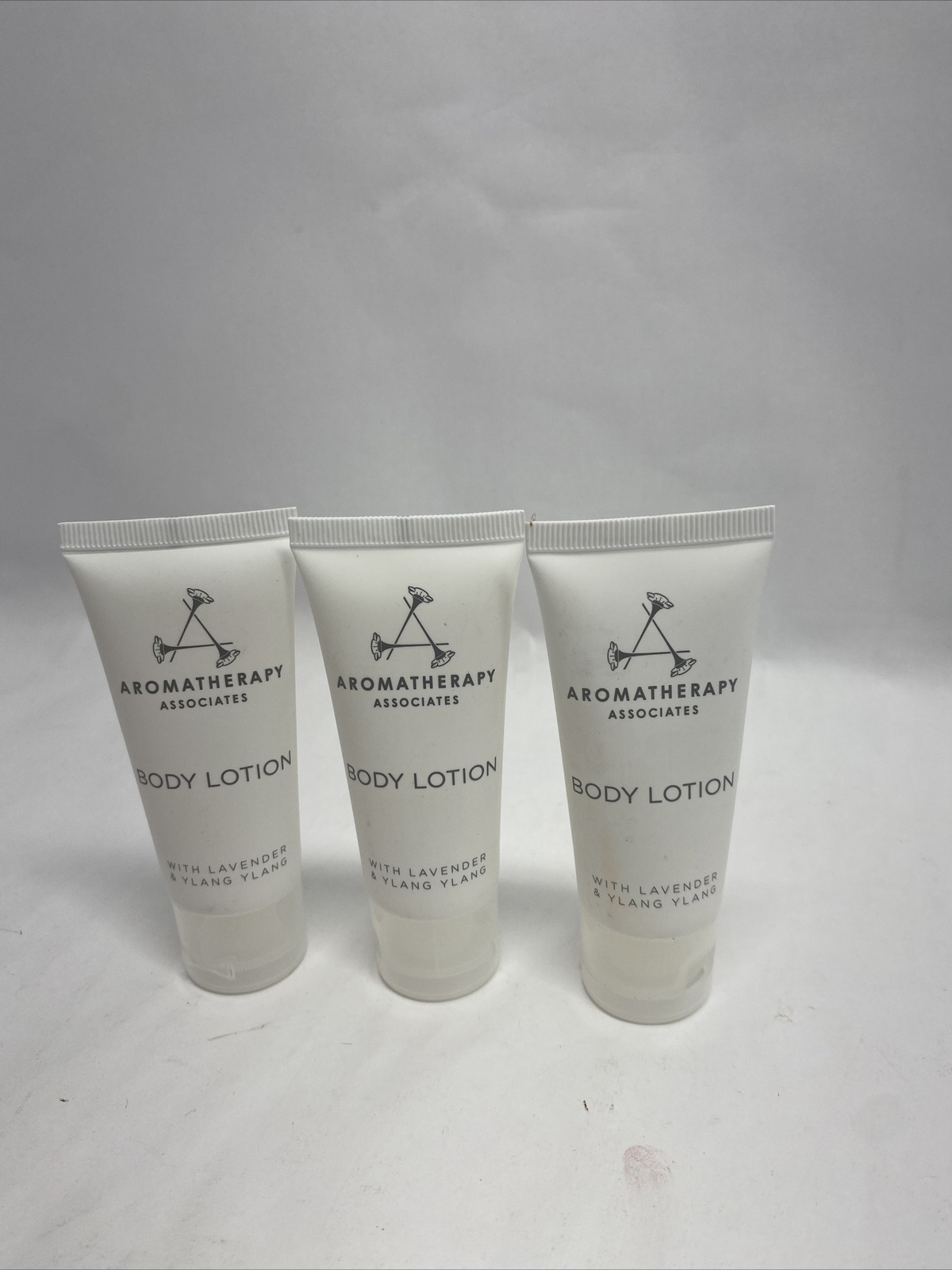 NEW AROMATHERAPY ASSOCIATES 3 Lavender & Ylang Ylang BODY LOTION 1.35oz