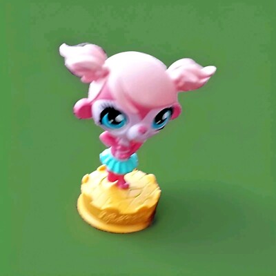 Hasbro Littlest Pet Shop McDonald s Happy Meal Toy 2012 Pink Dancing Spin Monkey