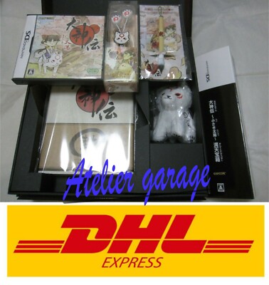 USED S1 Pen & Cleaner + E-CAPCOM Limited BOX Nintendo DS Okami Den Set Japanese
