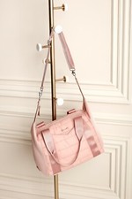 Stella & Dot Crush It Duffle Quilted Blush/olive/lavender Bag Bnip Rv $139