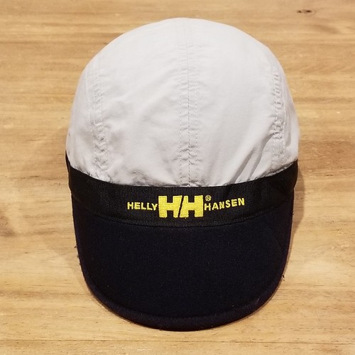 Vintage Helly Hansen Cycling Hat Cap Adjustable Foam Bill One Size Hiking Outdoo