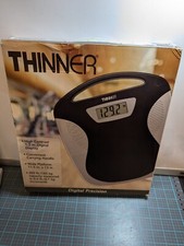 Scale Conair Thinner Portable Digital in Black/Silver Weight Capacity 350 lb