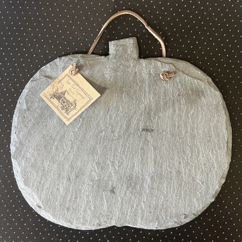 Schiefer Wandaufhängung lackfertig Cape Kabeljau Kooperage Neu 10 x 9 Kürbis