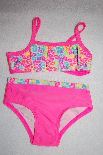 neon leopard print swimsuit
