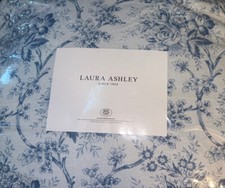 New Laura Ashley King Comforter bed set shams pillow Blue Nina Floral 369 Nwt