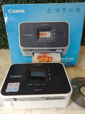 Canon SELPHY CP740 Digital Photo Inkjet Printer With Optijet Photo