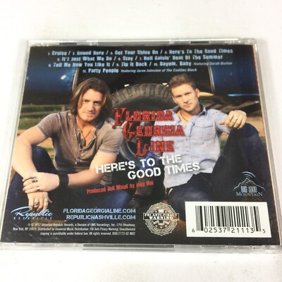 Here's To The Good Times By Florida Georgia Line - AUDIO CD | eBay