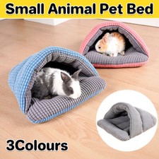 Pet Kennel Sleeping Bag Semi Enclosed Bed  Cotton Nest for Guinea Pig Cat Rabbit