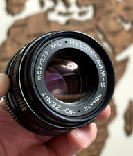RUSSIA LENS MC HELIOS 44m-6 USSR ZENIT SLR CAMERA vintage portrait bokeh M42